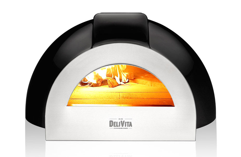 Delivita pro dual fuel oven very black, , medium image number null