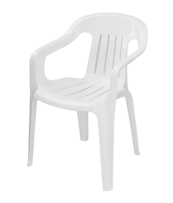 Queen outdoor chair - white