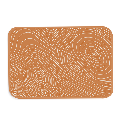 Toilet mat future sun 40x60cm, Orange, medium