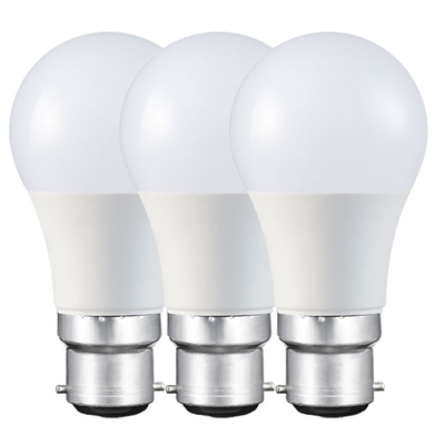 Ecolite led 8.5w a60 lamps 3xb22 806lm 6500k frosted