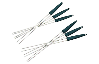 Campingaz double skewers with plastic handles 30cm long, , medium