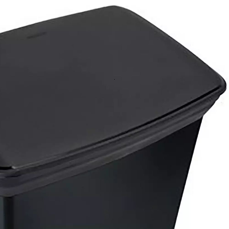 Product image: Curver κάδος απορριμμάτων με πεντάλ & silent καπάκι, κομψός μεταλλικός σχεδιασμός, , medium-null