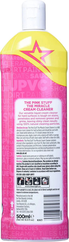 The pink stuff &kappa;&rho;&epsilon;&mu;&alpha; &kappa;&alpha;&theta;&alpha;&rho;&iota;&sigma;&mu;&omicron;&upsilon; 500ml, , medium-null