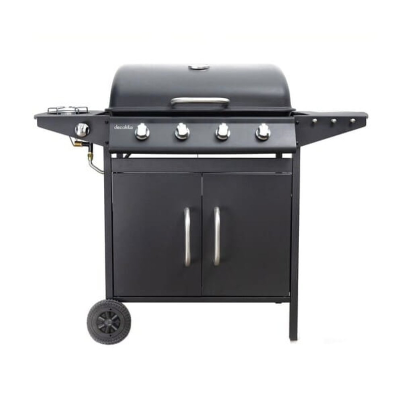Product image: Decakila μπάρμπεκιου aερίου 13,9kw με 4 καυστήρες και 1 πλευρικός καυστήρα, , medium-null
