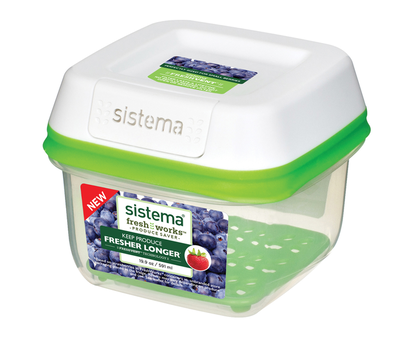 Sistema freshworks small square 591ml (4), Green, medium