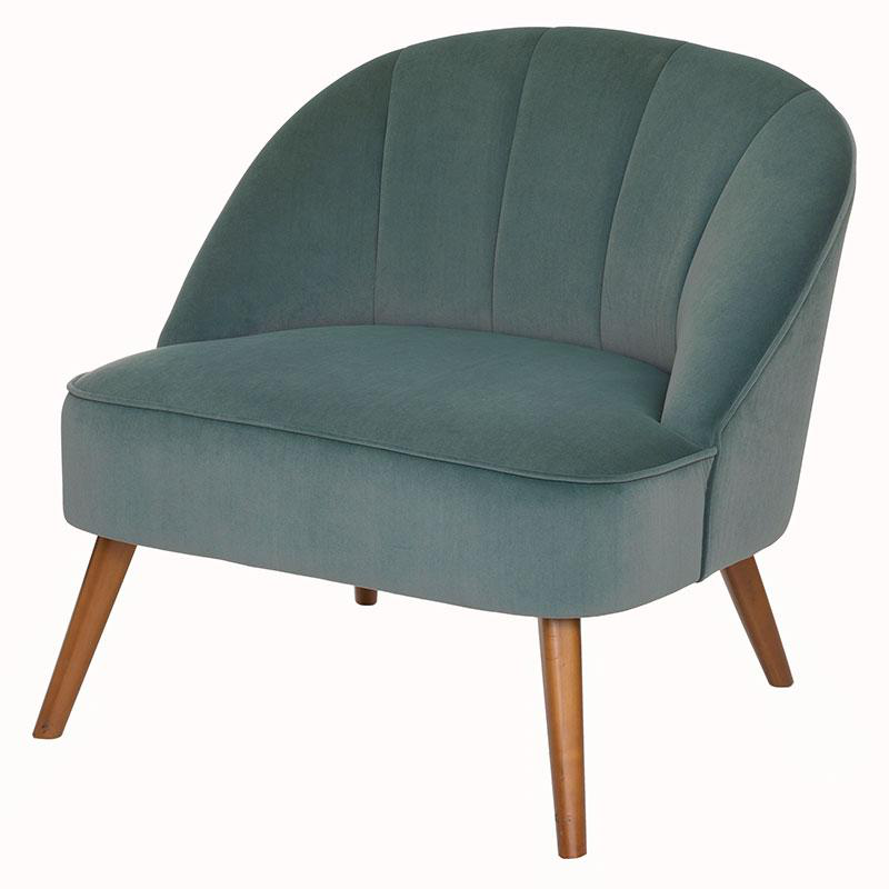 Product image: Atmosphera naova βελουδινη πολυθρονα - πρασινο, , medium-null