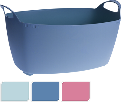Basket flexible oval 600x370x300mm 3 assorted colors