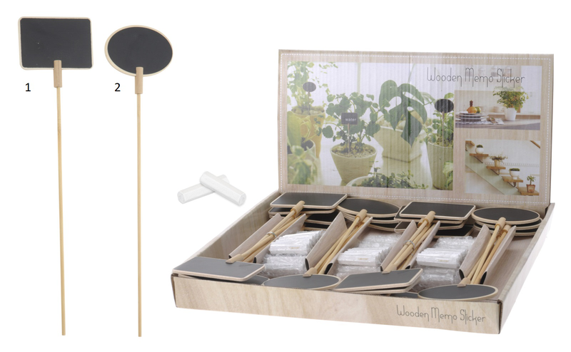 Blackboard mini on stick 2 assorted designs, , medium image number null
