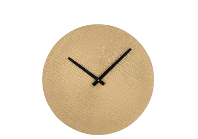 Clock jute gold