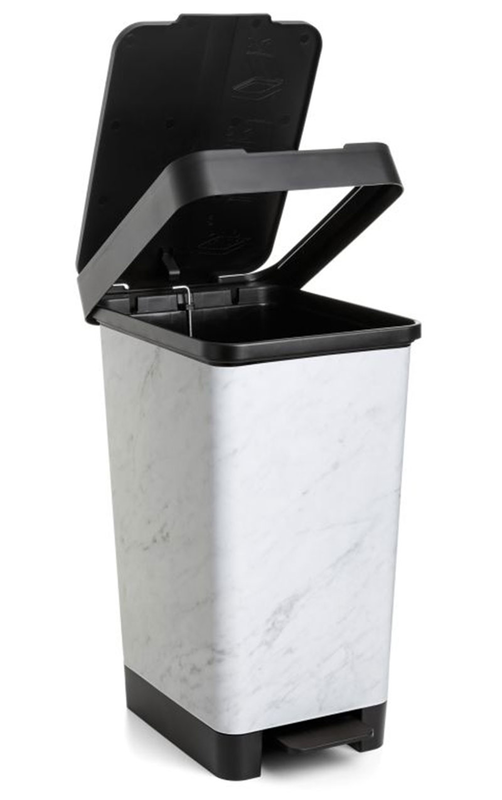 Product image: Tatay marble pedal bin 25l, , medium-null