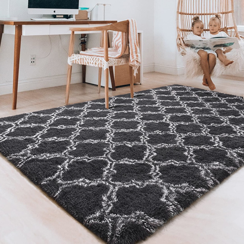 Soft fluffy carpet two tone 80x140cm #sfc91-null