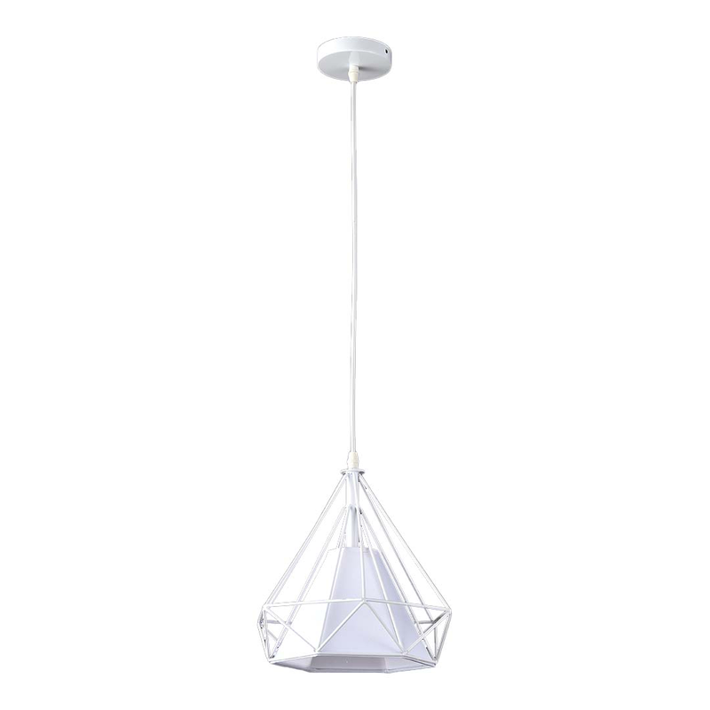Product image: Sunlight 'nader' 1xe27 (max.40w) pendant light white ø350xh1200mm, , medium-null