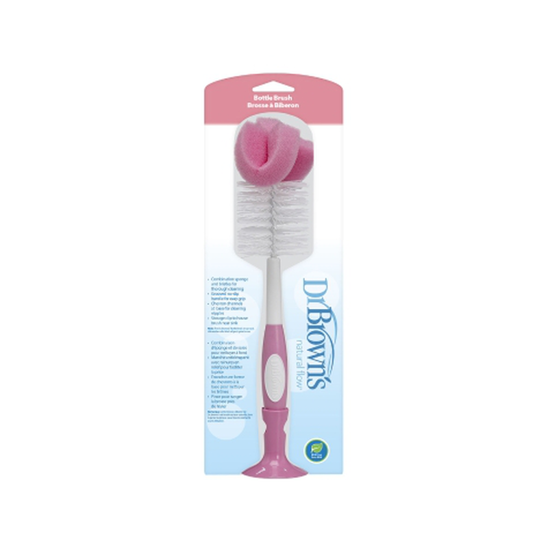 Dr. Brown standard bottle cleaning brush-pink, ., , medium-null