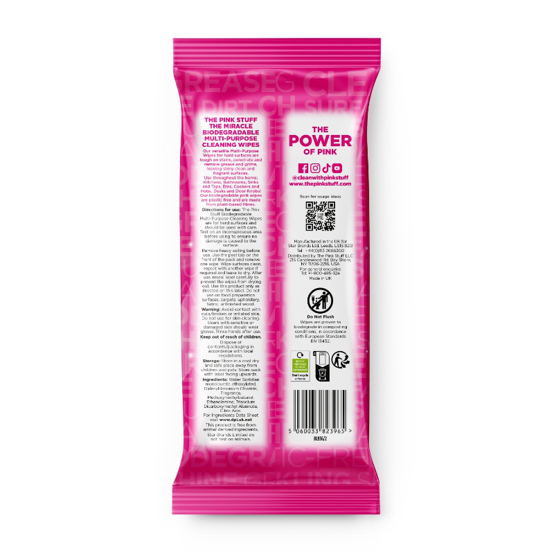 The pink stuff multipurpose wipes 72pcs, , medium-null