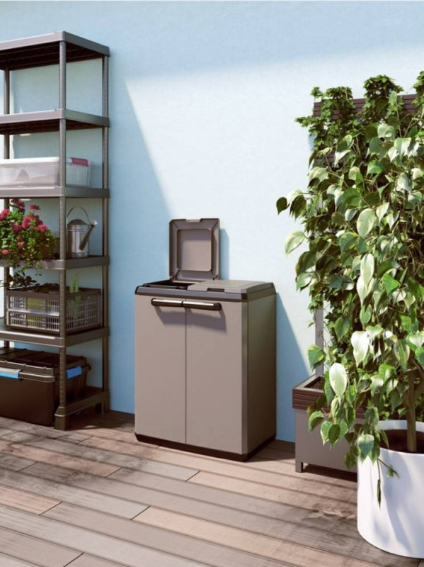 Product image: Keter split basic recycling cabinet 110l, , medium-null