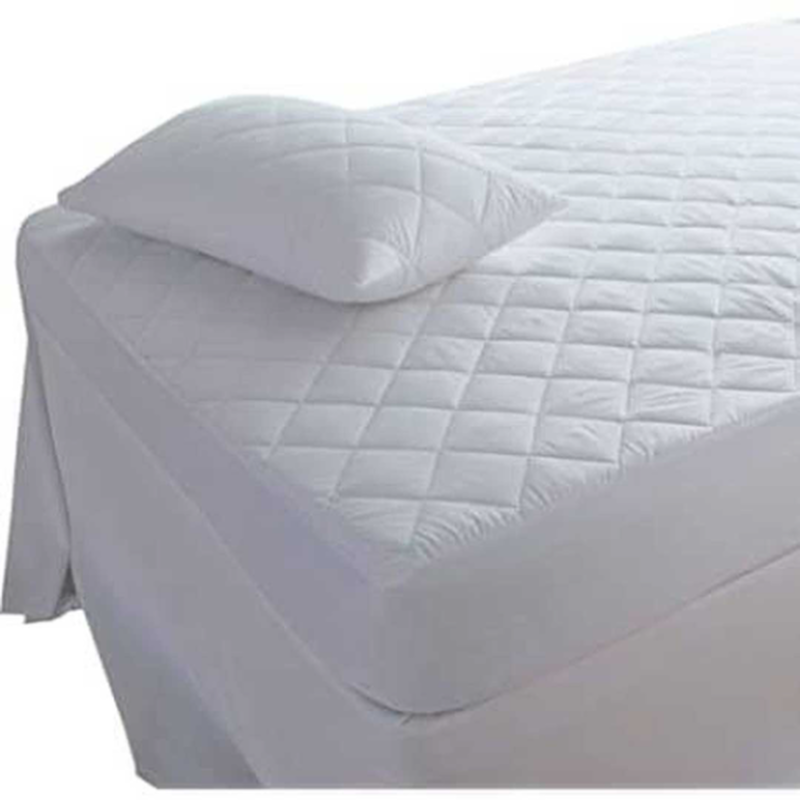Quilted mattress protector double 5ft  #66462 image number null