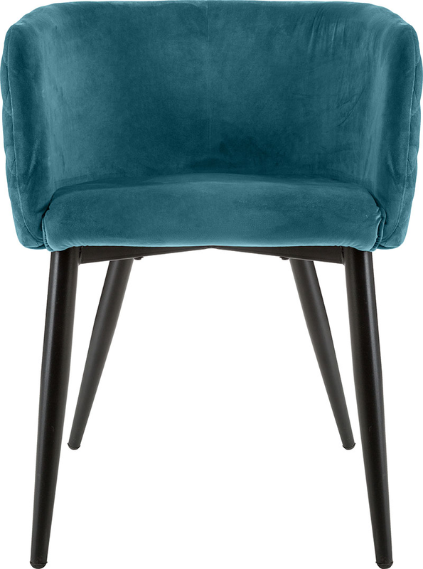 Product image: Marlo velvet armchair - petrol, , medium-null