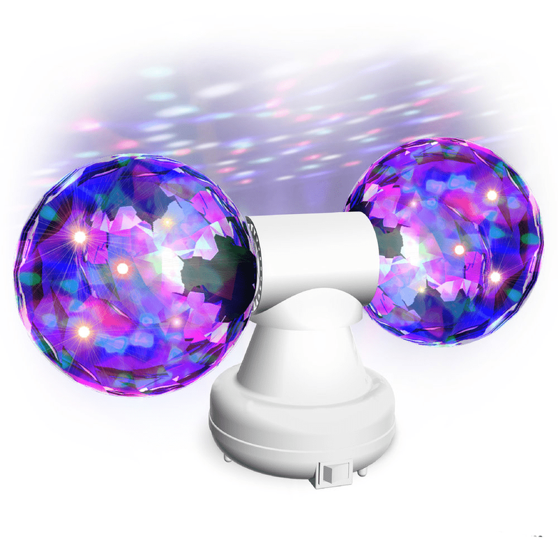 Double rotating multi color party light adapter incl., , medium-null