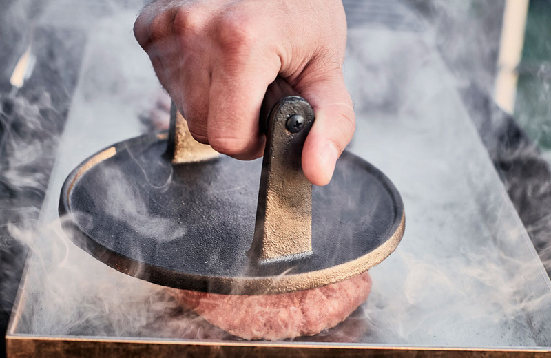 Enders&reg; cast iron burger press, , medium-null