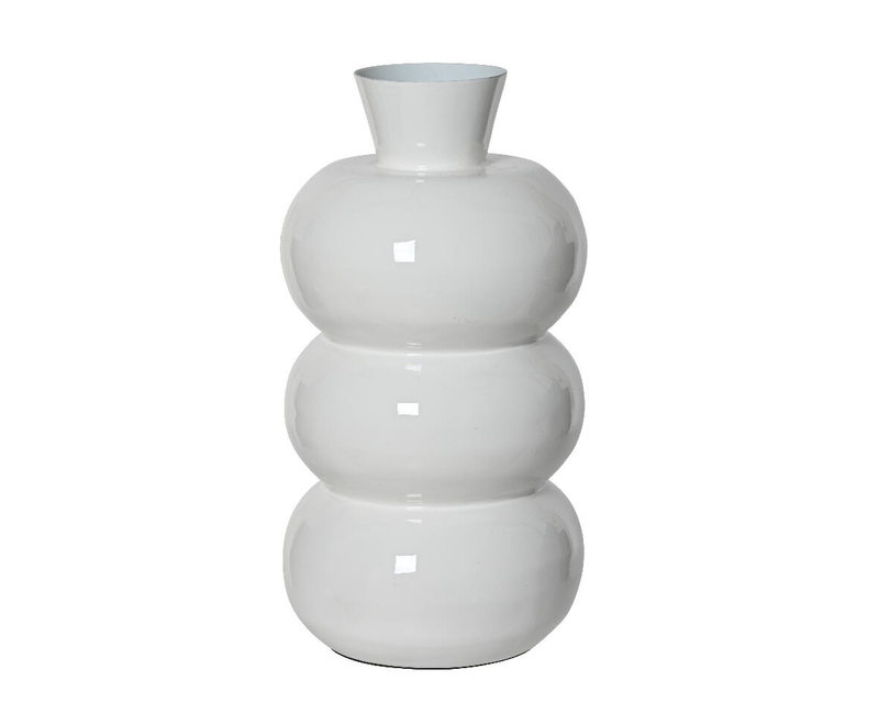 Product image: Vase high gloss enamel - white-null