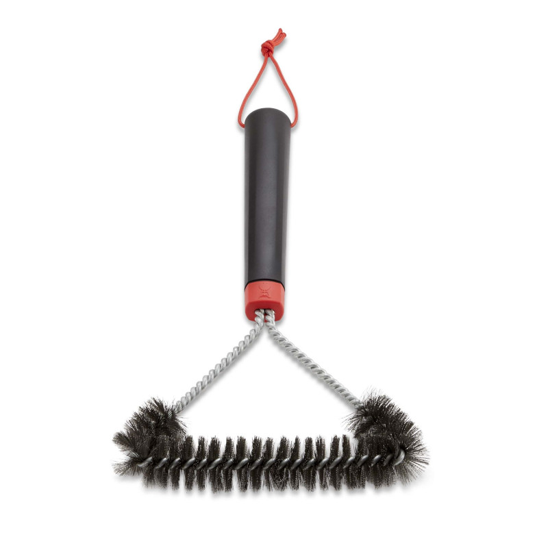Weber 3 sided grill brush 30cm, , medium image number null