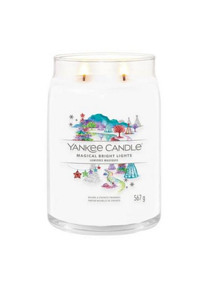 Yankee candles signature magical bright lights large jar candle 567gr, , medium