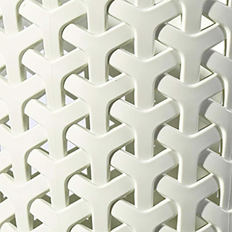 Product image: Curver rattan καλάθι απλύτων 55l, off white, με καπάκι, αεριζόμενο & ανθεκτικό, , medium-null