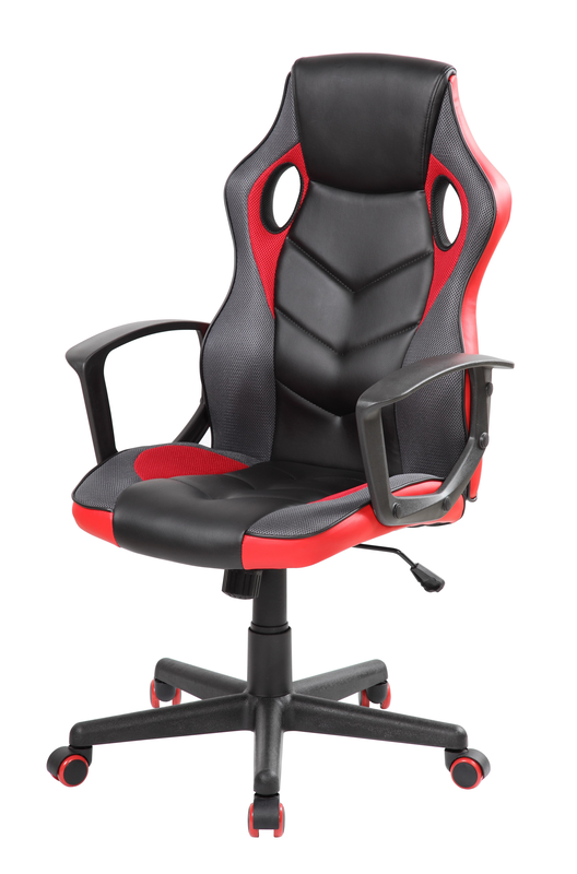 Omega office chair - black/red, , medium image number null