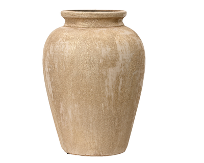 Vase terracotta sand handmade, , medium