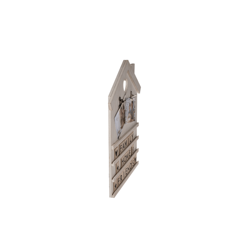 Product image: White deco house with 90 nature coloured letters & symbols, , medium-null