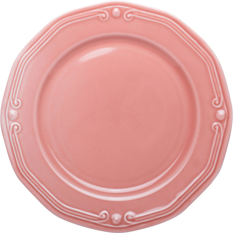 Athenee πιατο ρηχο 27cm πορσελανη ροζ, , medium-null
