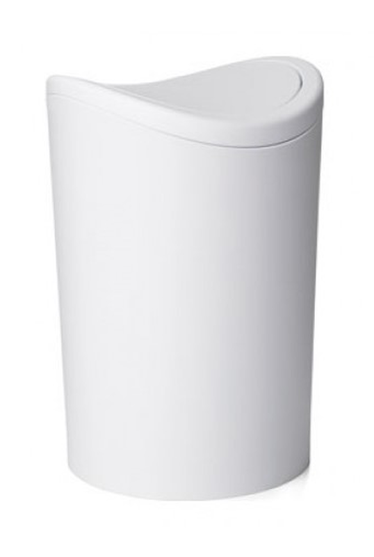 Tatay swing lid bin 6l - white, , medium image number null