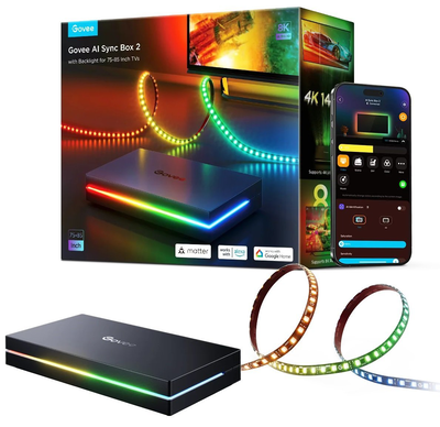 Govee TV ai sync box w/strip light for 75-85&Prime; max 8k 240hz (matter) (uk), , medium