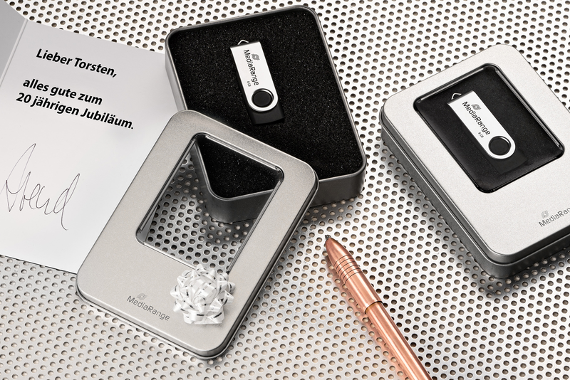 Aluminum storage box for USB flash drives, 89 x 60 x 18mm, , medium-null