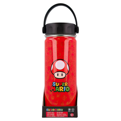 Nintendo super mario bros stainless steel bottle 530ml, , medium