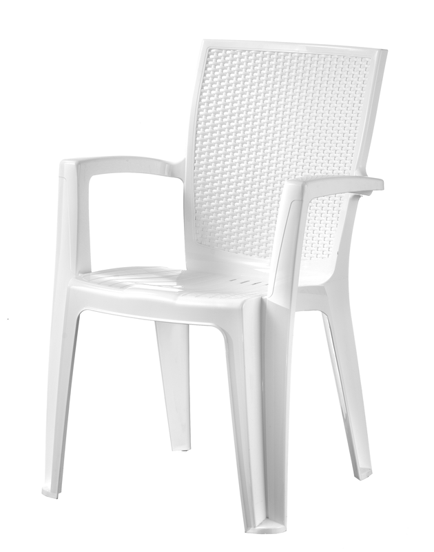 Giava outdoor chair 58x61x87cm - white, , medium-null