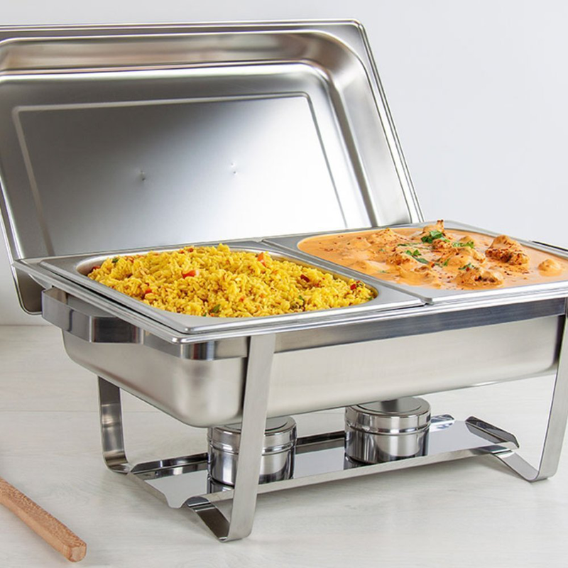 Product image: Ανοξείδωτο ρεσώ – μπεν μαρί σερβιρίσματος 4lx2 με καπάκι 64x36x24.5cm για χρήση σε μπουφέ!, , medium-null
