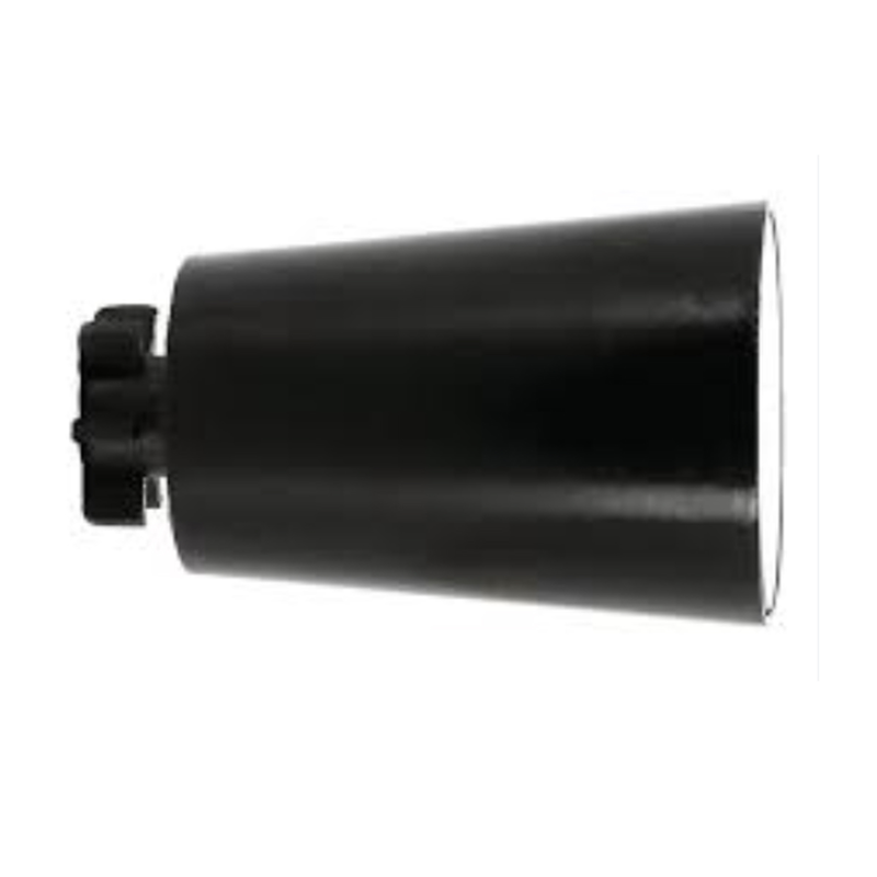 Mobois metal decorative curtain wood plug d.28 2pcs black-null