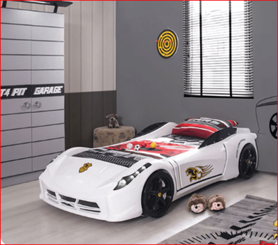 Cb1003 – spyder car bed/- white, White, medium