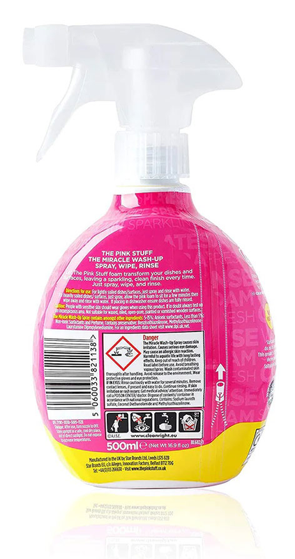 The pink stuff wash up spray 500ml, , medium image number null