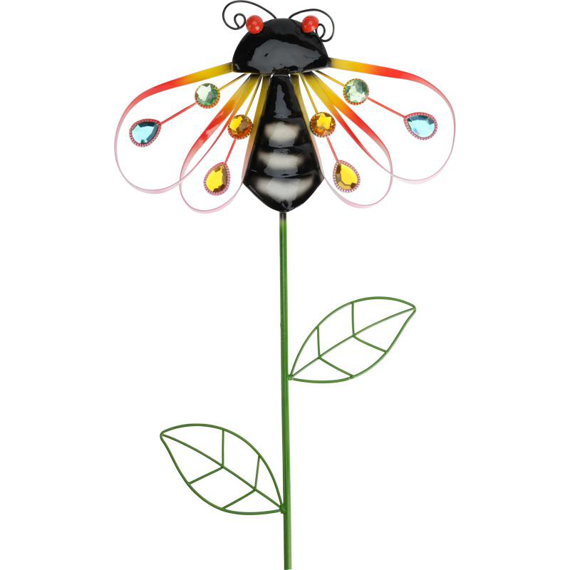 Product image: Decorative insect pick with beads 29x80cm - assorted designs, , medium-null