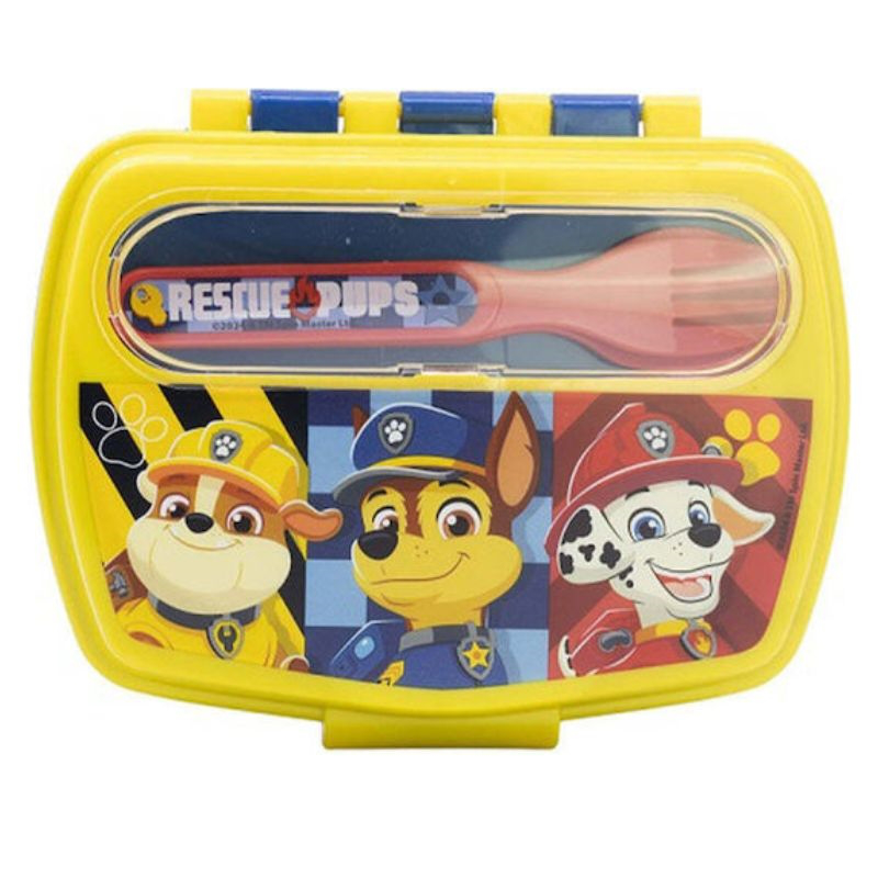 Product image: Stor paw patrol boy rescue pups - funny sandwich box with cultery 81609, , medium-null