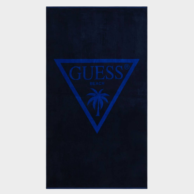 Towel beach triangle unisex, Blue, medium