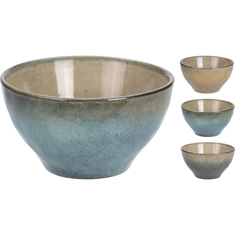 Bowl stoneware 700ml - assorted colors, , medium-null