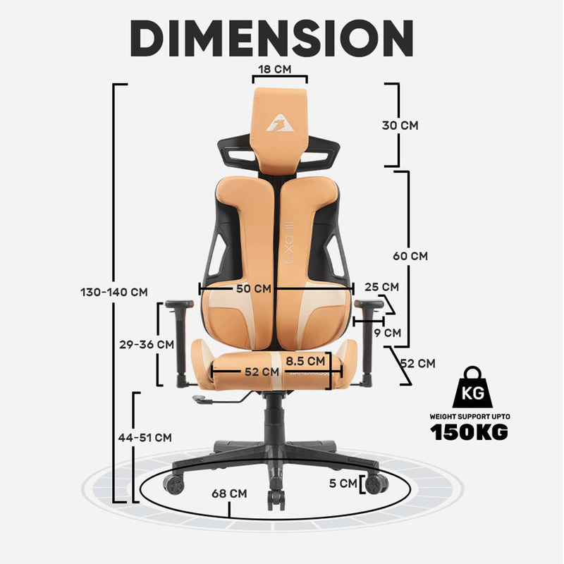Armaggeddon gaming chair pu leather exo-III salt flat-null