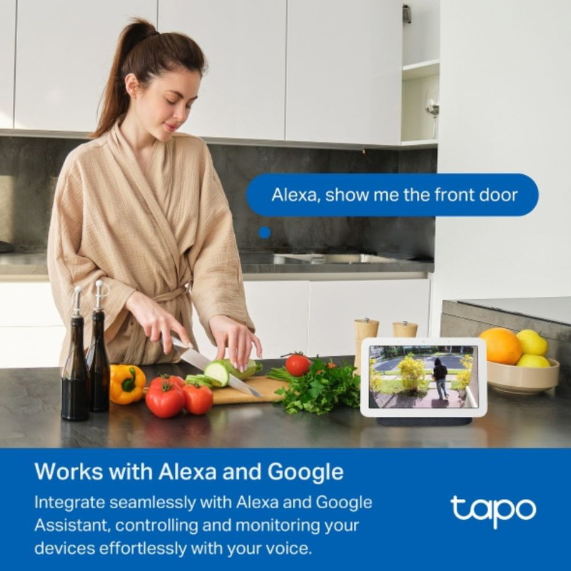Product image: Tapo d210 έξυπνο κουδούνι πόρτας με κάμερα 2k & μπαταρία μακράς διάρκειας για ασφάλεια χωρίς καλώδια, , medium-null