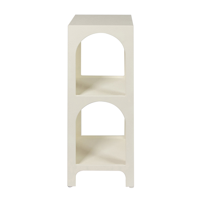 Wooden white shelf, , medium image number null