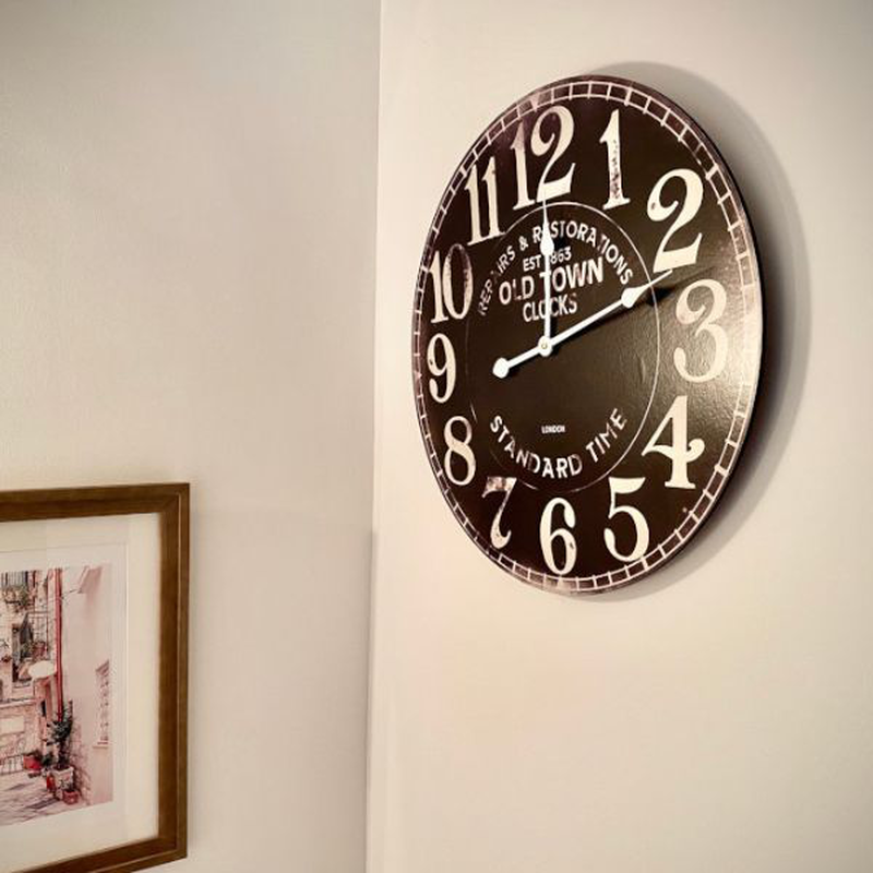 Retro wall clock 60cm, , medium image number null