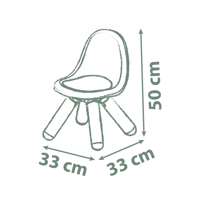 Smoby life kid chair blue, , medium-null