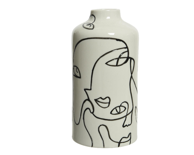 Vase irregular faces, , medium